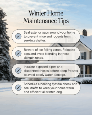 Winter Home Maintenance Tips