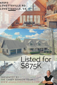 Spectacular Log Home Just Listed in Lovettsville