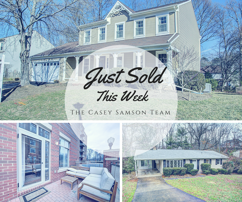 Just Sold This Week| Clockwise Nestlewood, Rockport and Market Commons