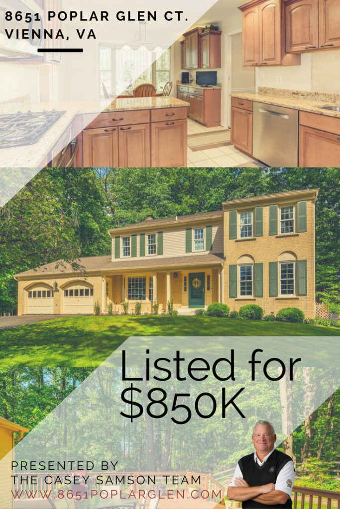 Vienna Home for Sale on Poplar Glen